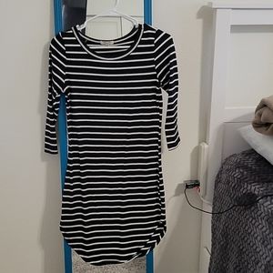 Black and white dress